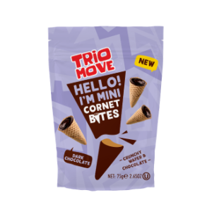 ΜΙΝΙ ΧΩΝΑΚΙΑ ΜΕ ΜΑΥΡΗ ΣΟΚΟΛΑΤΑ 75g